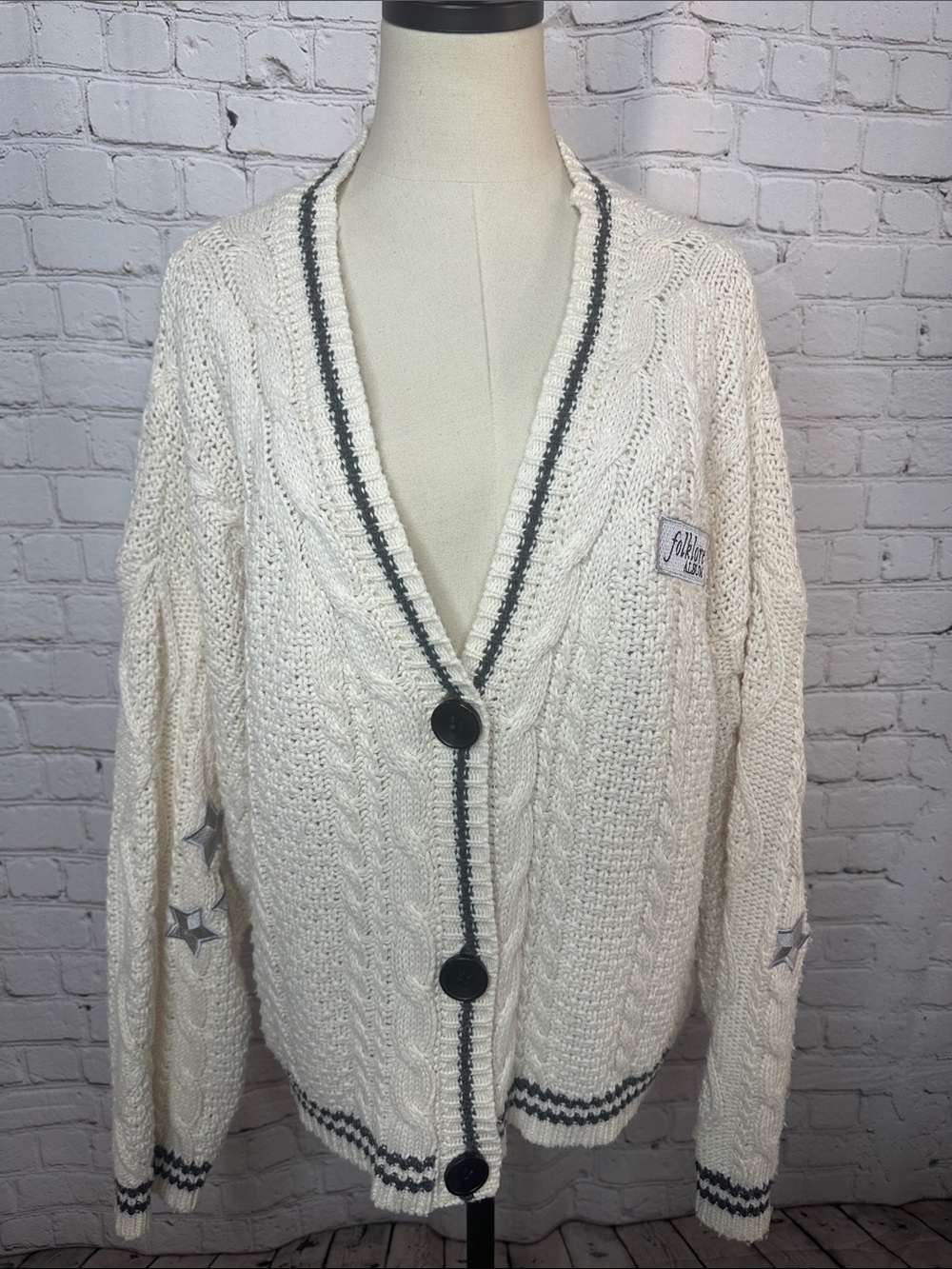 Taylor Swift Official Folklore Album Cardigan Sweater MD/LG